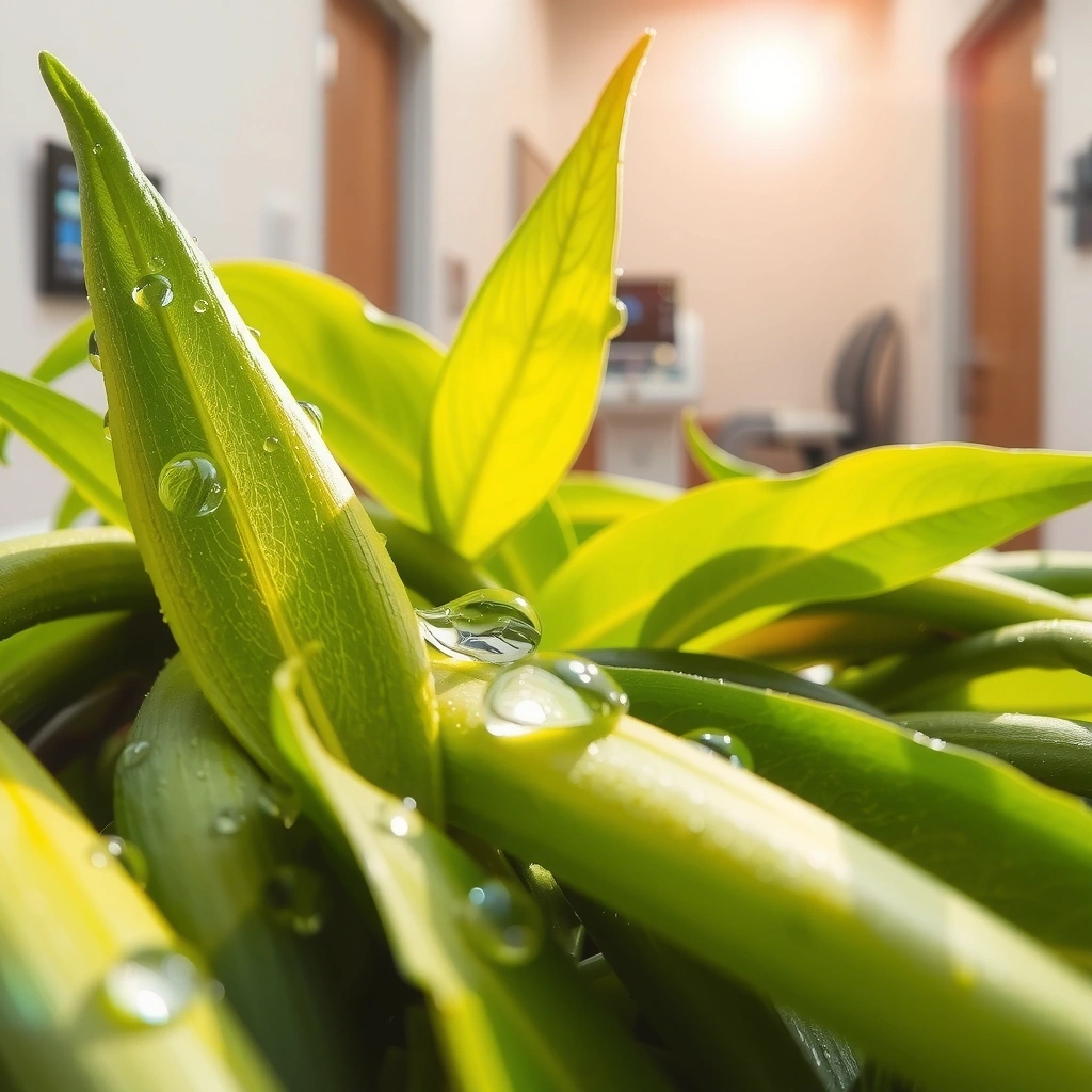 Frische grüne Blätter